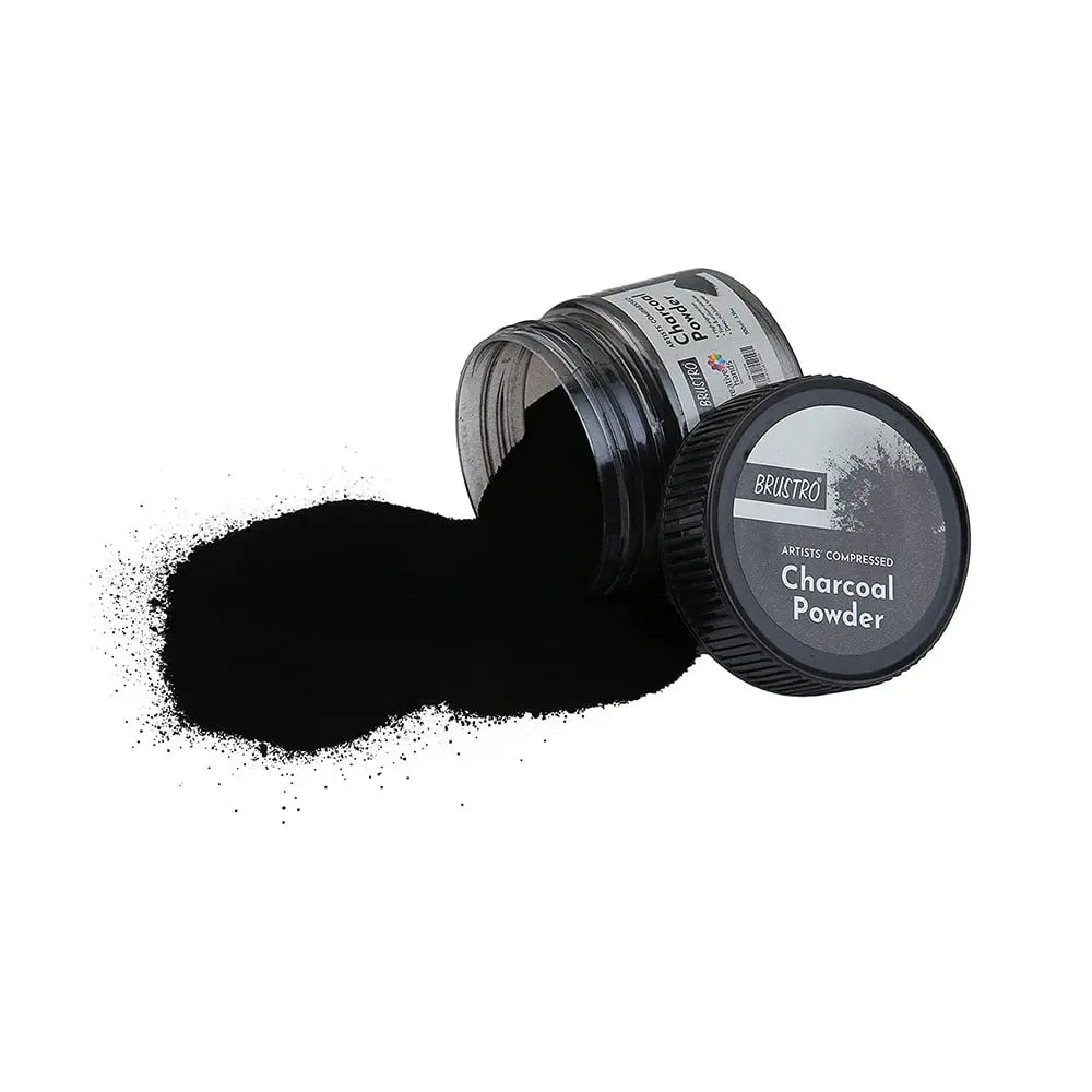 Brustro Artists Compressed Charcoal Powder 100ml Brustro